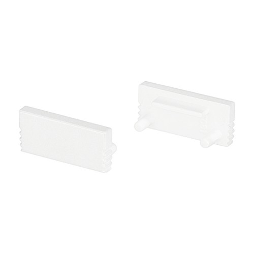 Заглушка SL-SLIM-H7 WHITE глухая (Arlight, Пластик) Пара заглушек белого цвета (без отверстия) для профиля SL-SLIM-H7. В комплекте 2 заглушки. Цена за комплект.