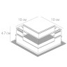 Коннектор L-образный Arte Lamp Linea-Accessories A480733 - Коннектор L-образный Arte Lamp Linea-Accessories A480733