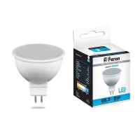  - Лампа светодиодная Feron MR16 G5.3 5W 6400K Грибок матовая LB-24 25125