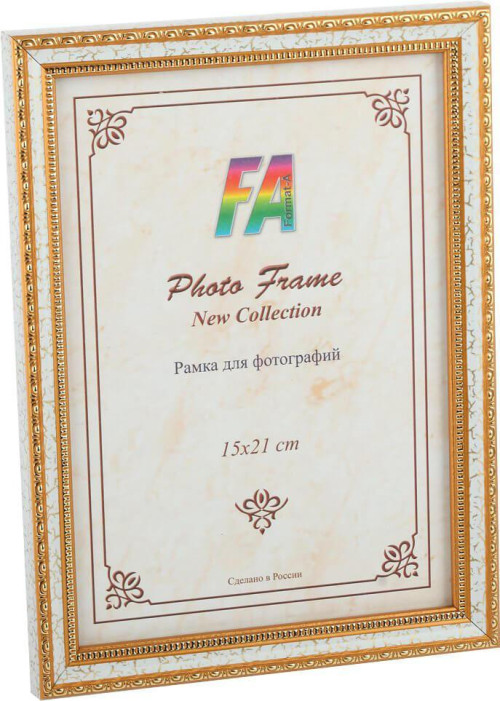 Фоторамка FA пластик Кружево белый 15х21 (34/714) Б0021115 