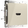 Розетка Werkel HDMI слоновая кость WL03-60-11 4690389097508 - Розетка Werkel HDMI слоновая кость WL03-60-11 4690389097508