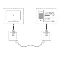  - Розетка Werkel HDMI слоновая кость WL03-60-11 4690389097508