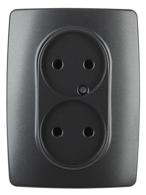Розетка ЭРА 12 2x2P 16A 250V 12-2107-05 Б0031242 