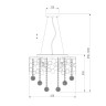 Подвесная люстра Eurosvet Lianna 10123/6 хром/прозрачный хрусталь Strotskis Smart - Подвесная люстра Eurosvet Lianna 10123/6 хром/прозрачный хрусталь Strotskis Smart
