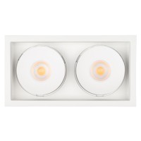  - Светильник CL-SIMPLE-S148x80-2x9W Warm3000 (WH, 45 deg) (Arlight, IP20 Металл, 3 года)