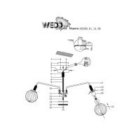 Потолочная люстра Wedo Light Malosko 66390.01.14.08  - Потолочная люстра Wedo Light Malosko 66390.01.14.08