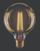  - Лампа светодиодная филаментная Voltega E27 6W 2800K золотая VG10-G95GE27warm6W 7084