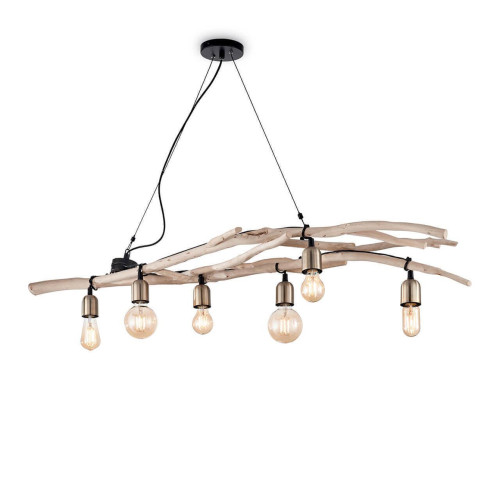 Подвесная люстра Ideal Lux Driftwood SP6 180922 