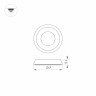 Накладка ART-DECK-CAP-DOME-R50 (SL, STEEL) (Arlight, Металл) - Накладка ART-DECK-CAP-DOME-R50 (SL, STEEL) (Arlight, Металл)