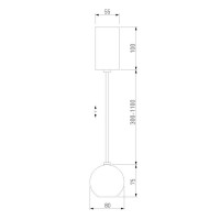  - Подвесной светодиодный светильник Elektrostandard Giro 50215/1 Led бронза 4690389175817