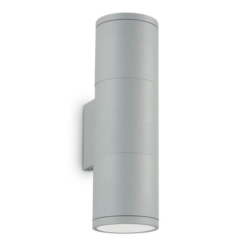 Уличный настенный светильник Ideal Lux Gun AP2 Small Grigio 163628 