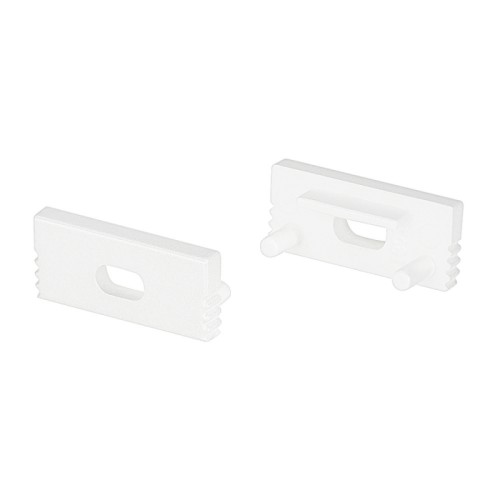 Заглушка SL-SLIM-H7 WHITE с отверстием (Arlight, Пластик) Пара заглушек белого цвета с отверстием для профиля SL-SLIM-H7. В комплекте 2 заглушки. Цена за комплект.
