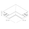 Коннектор L-образный внутренний Arte Lamp Linea-Accessories A480806 - Коннектор L-образный внутренний Arte Lamp Linea-Accessories A480806