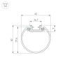 Профиль ROUND-D40-2000 ANOD (Arlight, Алюминий) - Профиль ROUND-D40-2000 ANOD (Arlight, Алюминий)