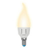 Лампа светодиодная диммируемая Uniel E14 7W 3000K матовая LED-CW37 7W/3000K/E14/FR/DIM PLP01WH UL-00004299 - Лампа светодиодная диммируемая Uniel E14 7W 3000K матовая LED-CW37 7W/3000K/E14/FR/DIM PLP01WH UL-00004299