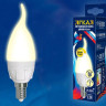 Лампа светодиодная диммируемая Uniel E14 7W 3000K матовая LED-CW37 7W/3000K/E14/FR/DIM PLP01WH UL-00004299 - Лампа светодиодная диммируемая Uniel E14 7W 3000K матовая LED-CW37 7W/3000K/E14/FR/DIM PLP01WH UL-00004299