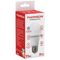  - Лампа светодиодная Thomson E27 11W 4000K груша матовая TH-B2164