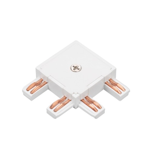 Коннектор угловой MAG-VIBE-CON-L90-POWER (WH) (Arlight, IP20 Металл, 5 лет) 