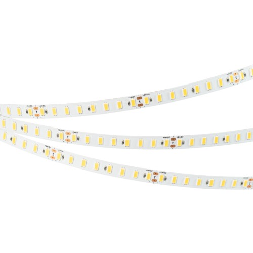 Лента ULTRA-C112-10mm 24V White6000 (19.2 W/m, IP20, 5630, 5m) (Arlight, высок.эфф.160 лм/Вт) Светодиодная лента ULTRA-C112, открытая IP20. Светодиоды 5630, 112 шт/м (560 шт на 5 м), белая плата, ширина 10 мм, скотч 3M. Цвет БЕЛЫЙ 6000 K, цветопередача CRI>80, угол 120°. Питание 24 В, мощность 19.2 Вт/м (96 Вт на 5 м). Размеры 5000x10x1.3 мм. Мин. отрезок 71.43 мм, 8 светодиодов. Цена за 1 м.