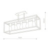 Потолочная люстра Nowodvorski Crate 9047 Потолочная люстра Nowodvorski Crate 9047 - Потолочная люстра Nowodvorski Crate 9047