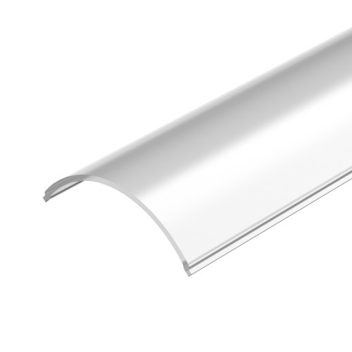 Экран ARH-KANT-H30-2000 Round Frost-PM (Arlight, Пластик) Полуматовый экран PMMA (90%) для профиля KANT-H30. Полукруглый, длина 2000мм. Цена за 1м.