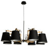 Подвесная люстра Arte Lamp Pinoccio A5700LM-8BK - Подвесная люстра Arte Lamp Pinoccio A5700LM-8BK