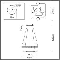  - Подвесная люстра Lumion Ledio 5250/92L