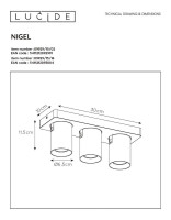  - Спот Lucide Nigel 09929/15/16
