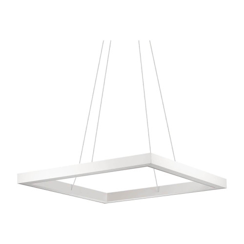 Подвесной светодиодный светильник Ideal Lux Oracle D70 Square Bianco 245706 
