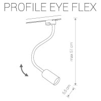  - Трековый светильник Nowodvorski Profile Eye Flex 9332