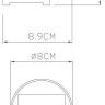 Уличный настенный светильник Arte Lamp Atlas A3503AL-1WH - Уличный настенный светильник Arte Lamp Atlas A3503AL-1WH