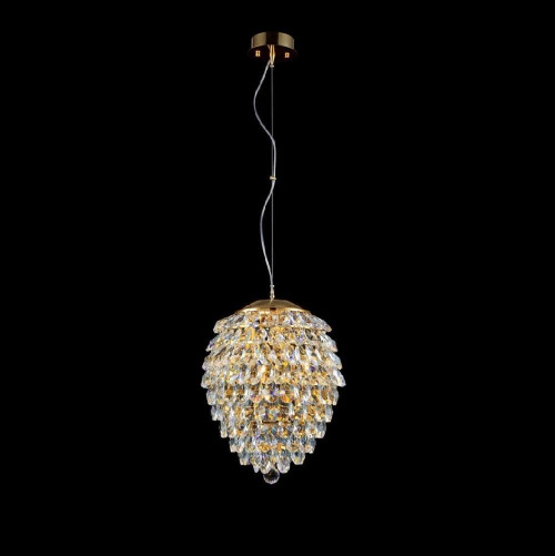 Подвесной светильник Crystal Lux Charme SP4 Gold/Transparent 