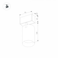  - Светильник MAG-SPOT-45-R85-12W Day4000 (BK, 36 deg, 24V, DALI) (Arlight, IP20 Металл, 5 лет)