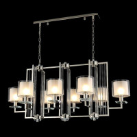  - Подвесная люстра Crystal Lux Nicolas SP8 L1000 Gold/White