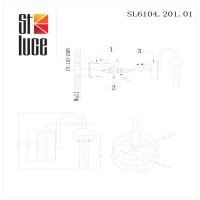  - Бра ST Luce Montecelio SL6104.201.01